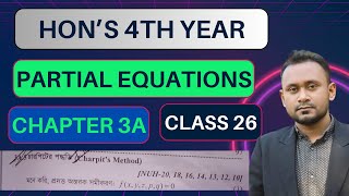 Partial differential equations chapter 3A charpits method  চারপিট পদ্ধতি সমাধান [upl. by Seamus]