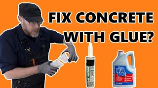 Can You Fix Concrete With Glue [upl. by Cuthburt]