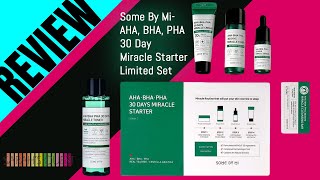 👩‍🔬 প্রোডাক্ট রিভিউ  Some By Mi AHA BHA PHA 30 Days Miracle Starter Kit [upl. by Hnahym]