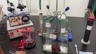 How To Use H Electrolysis water Voltameter Hydrogen gas Lab model workings Parts Abron Hindi [upl. by Miah]