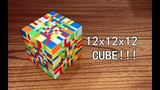 Worlds First 12x12x12 Cube Solve Video  535293  Time Lapse [upl. by Eikram]