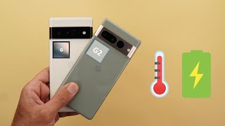 Pixel 7 Pro vs 6 Pro Battery Drain amp Thermal Test Tensor G2 vs Tensor G1 [upl. by Ttocserp172]