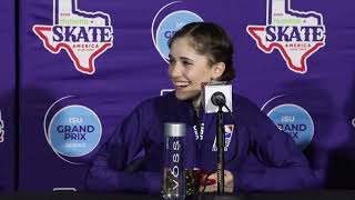 Isabeau Levito gives high praise for role model and fellow Team USA skater Amber Glenn [upl. by Borman227]