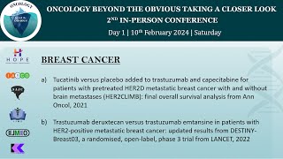 2nd Oncology Beyond the Obvious OBTO InPerson Conference  Breast Cancer [upl. by Agripina]