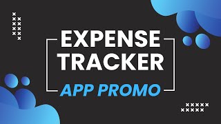 Expense Tracker App Promo  SwiftUI [upl. by Acillegna]