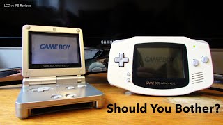 Gameboy Advance vs Gameboy Advance SP Which Should You Buy  LCD vs IPS Reviews [upl. by Errot878]