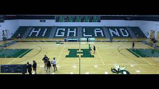 Highland High School vs Archbishop Hoban High School Womens Varsity Volleyball [upl. by Justis]