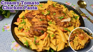 Creamy Tomato Pasta RecipeCreamy Tomato Pasta SauceCreamy Tomato Pasta With ChickenBy Food Mania [upl. by Jude]