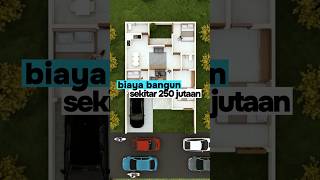 Denah rumah 9x14  Biaya bangun rumah 9x14 [upl. by Dloreh286]