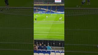 Kieffer Moore Cardiff City pre match crossbar challenge efl bluebirds [upl. by Gusba682]