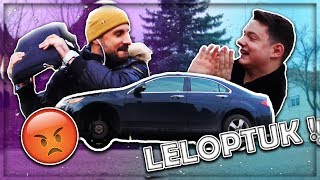 ÉJJEL ELLOPTUK BÁLINT KEREKÉT 😂 KIBORULT  PRANK [upl. by Lorette123]