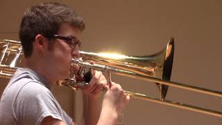 STS Audition Blazhevich Tuba Etude 11 [upl. by Dnalrag709]