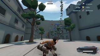 The Box Swinging and Slashing Edition  Roarks Attack on Titan Fan Game  My Hero Ultra Rumble [upl. by Elleunamme]