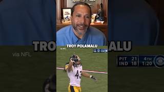 What is Troy Polamalu’s FAVORITE play of his career nfl steelers [upl. by Monto]