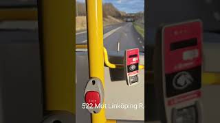 Linje 522 mot från Ljungsbro till Linköping RC [upl. by Anirrok]