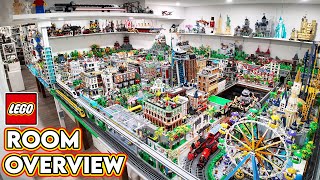 FULL LEGO ROOM OVERVIEW 2023 Year End [upl. by Esilanna]