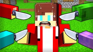 Everyone WANTS to KILL JJ in Minecraft Challenge  Maizen [upl. by Levona]