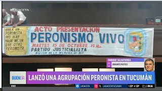 Enrique Salvatierra lanzó quotPeronismo Vivoquot una nueva agrupación peronista [upl. by Dickson]