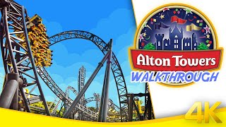 Alton Towers Family Rides  FULL TOUR 4K [upl. by Ocimad821]