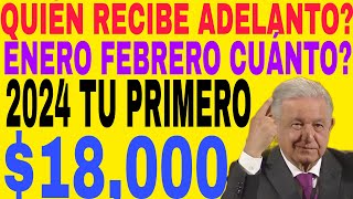 Quién COBRA PRIMERO 2024 15000 ADELANTO PENSIÓN ADULTOS MAYORES 65 Y MÁS [upl. by Notrab596]