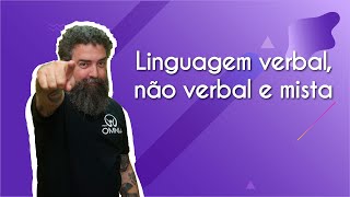 Linguagem verbal não verbal e mista  Brasil Escola [upl. by Adnak]