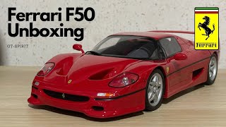 GTSpirit Ferrari F50 Unboxing [upl. by Earl449]