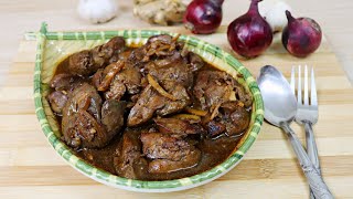 Adobong Atay ng Manok  Chicken Liver Adobo [upl. by Dunning]