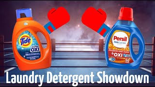 Ultimate Laundry Battle Tide vs Persil  Which Detergent Reigns Supreme RealLife Testing [upl. by Bran]