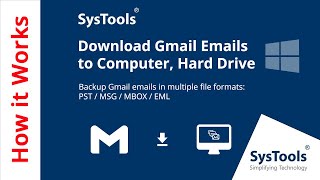 How to Download Gmail Emails to Hard Drive My Computer Desktop  Best Guide [upl. by Askari718]