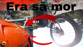 Căzătură idioată aproape mort MTB vlog [upl. by Noned]