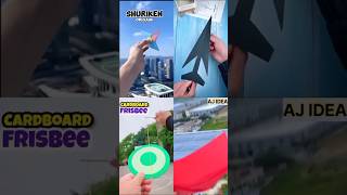 4 amazing flying toy how to make cardboard 🥏 Frisbee [upl. by Yro]