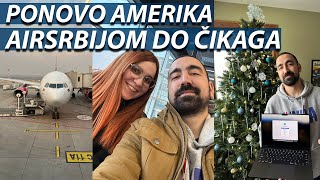 PONOVO ZA AMERIKU  PRVI PUT AIRSRBIJOM DO ČIKAGA [upl. by Sufur]