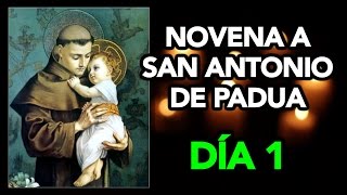 MILAGROSA NOVENA a SAN ANTONIO DE PADUA DÍA 1  Fe y Salvación [upl. by O'Carroll52]