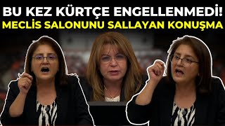 DEM Partili Vekilin Kürtçe Konuşması Bu Kez Mecliste Engellenmedi Meclisi Sallayan Konuşma [upl. by Nasya]