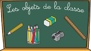 Les objets de la classe de français fle – vocabulaire 30 [upl. by Fionnula]