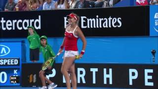 Match Highlights from MladenovicBencic RR  Mastercard Hopman Cup 2017 [upl. by Chaffinch]