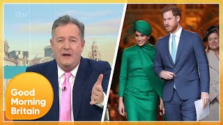 Piers Erupts at Prince Harry amp Meghans Oprah Winfrey Interview  Good Morning Britain [upl. by Ahseyi934]