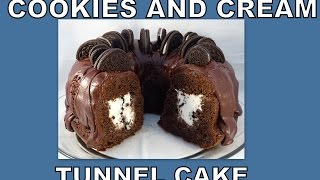 Cookies and Cream Tunnel Cake  with yoyomax12 [upl. by Ddart82]