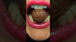 ASMR Eating A Baileys Chocolate Satisfying Mouth Sound shorts [upl. by Mitzi]