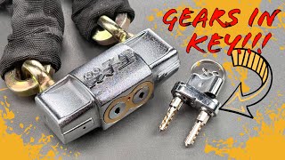 1613 Picking a GearDriven Double Prong Key [upl. by Navanod]