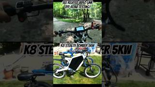 K8 STEALTH BOMBER ENDURO EBIKE COMING BACK SOON CHICAGO URBAN JUNGLE RIDE ALONG UP TRAILS 4K POV [upl. by Damaris]