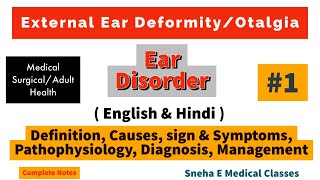 External Ear Deformities amp Otalgia in Hindi [upl. by Dyann]