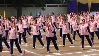 Zumba Fiesta PT by Class 12 LMGC Annual Sports Display [upl. by Nerahs]