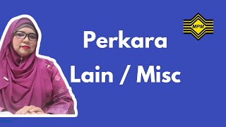 Perkara Lain  Pengurusan ujian MUET  MPM [upl. by Aynuat744]