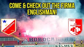 Englishman Experiences Serbias Vojvodina FC Atmosphere Serbian Football Fans Ultras Reaction Firma [upl. by Paul]