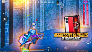 AGGRESSIVE CLUTCHES 34 MODE 💥 IQOO NEO 9 PRO  4 FINGER CLAW  FULL GYRO  BGMI  PUBG [upl. by Masao]