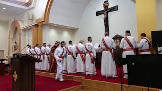 Assyrian Church Easter Mass Shaharta Mar Zaia Khoshaba April 7th 2018 Toronto pt2 [upl. by Eanrahc431]