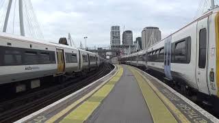 Charing Cross Railway Station 376014376022465016465909 SE PASS EACH OTHER on 7th September 2024 [upl. by Rem]