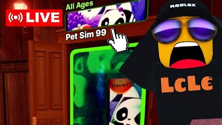 🔴Pet Sim is IN THE HAUNT EVENT on ROBLOX [upl. by Gilpin]