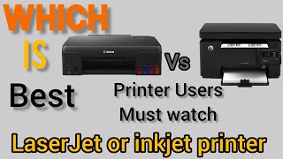 Printer Guide in Tamil 2024  Inkjet printer Vs LaserJet printer Must watch before buying [upl. by Ecylla]